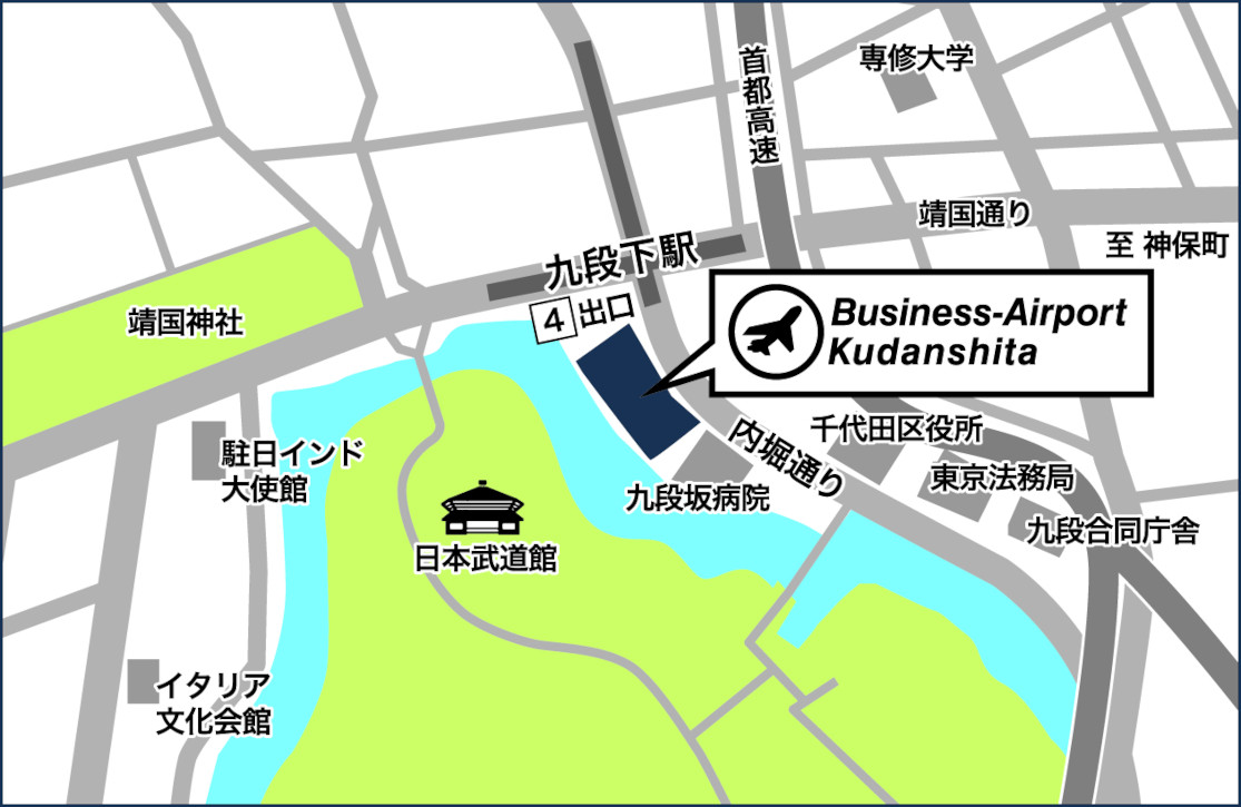 駅からの行き方:地図