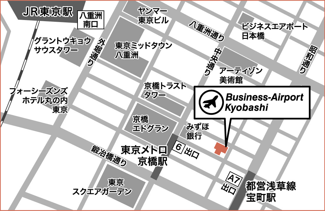 駅からの行き方:地図